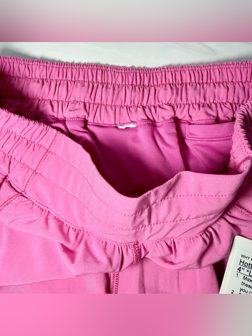 Lululemon Bundle Women’s Hotty Hot Shorts Pink, Teal, Coral, Black Size 4 - Picture 5 of 16